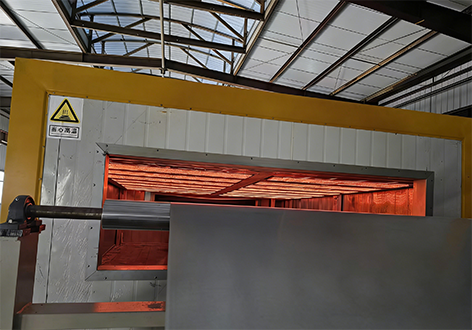 浙江某板材厂燃气预混直燃红外项目圆满交付！